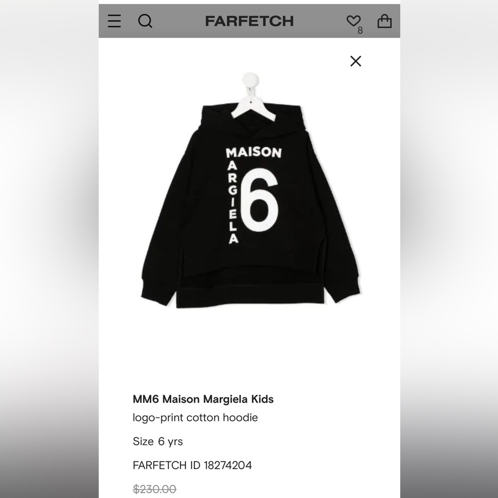Maison Margiela black sweater